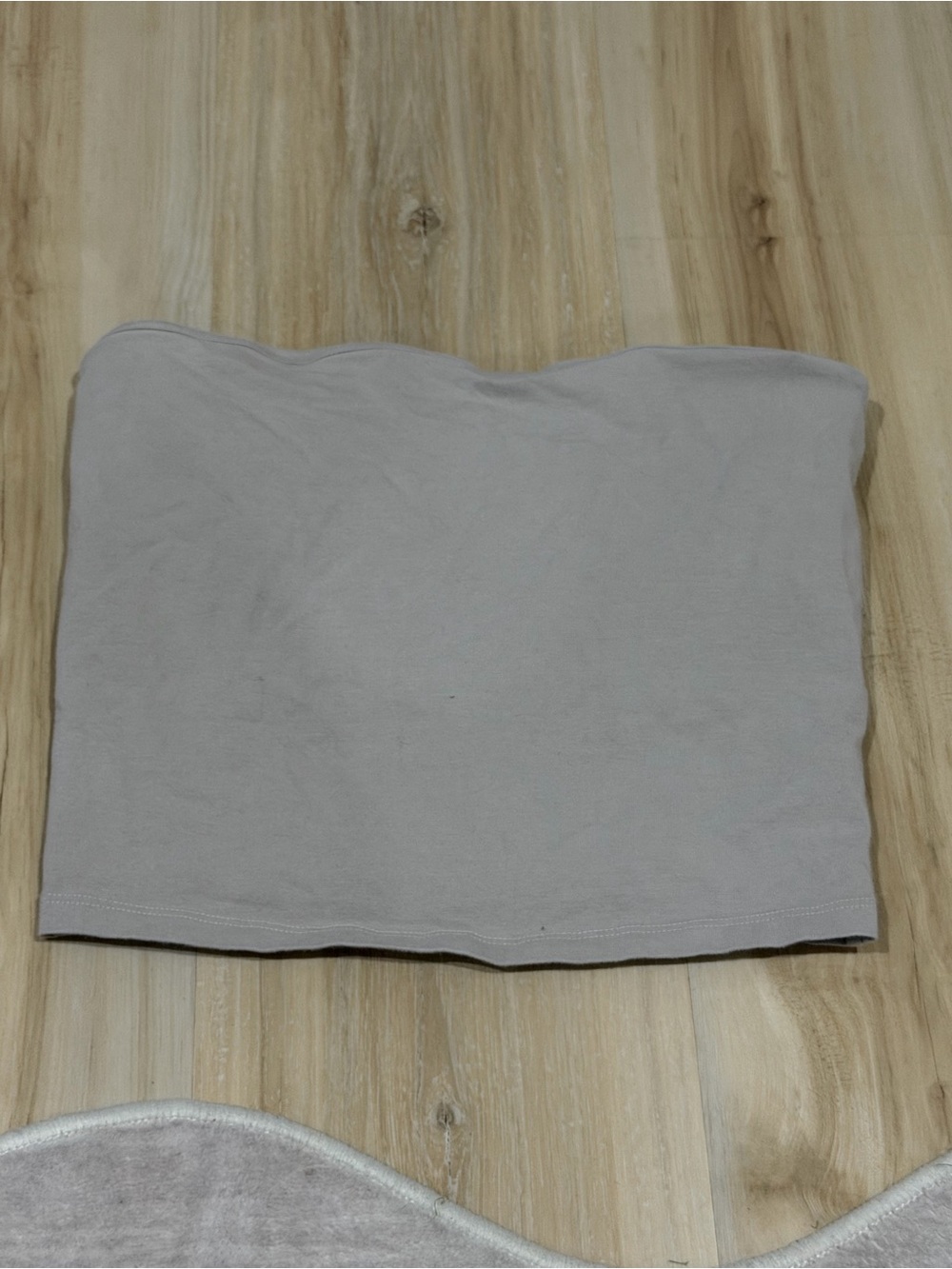 Strapless Gray Tube Top